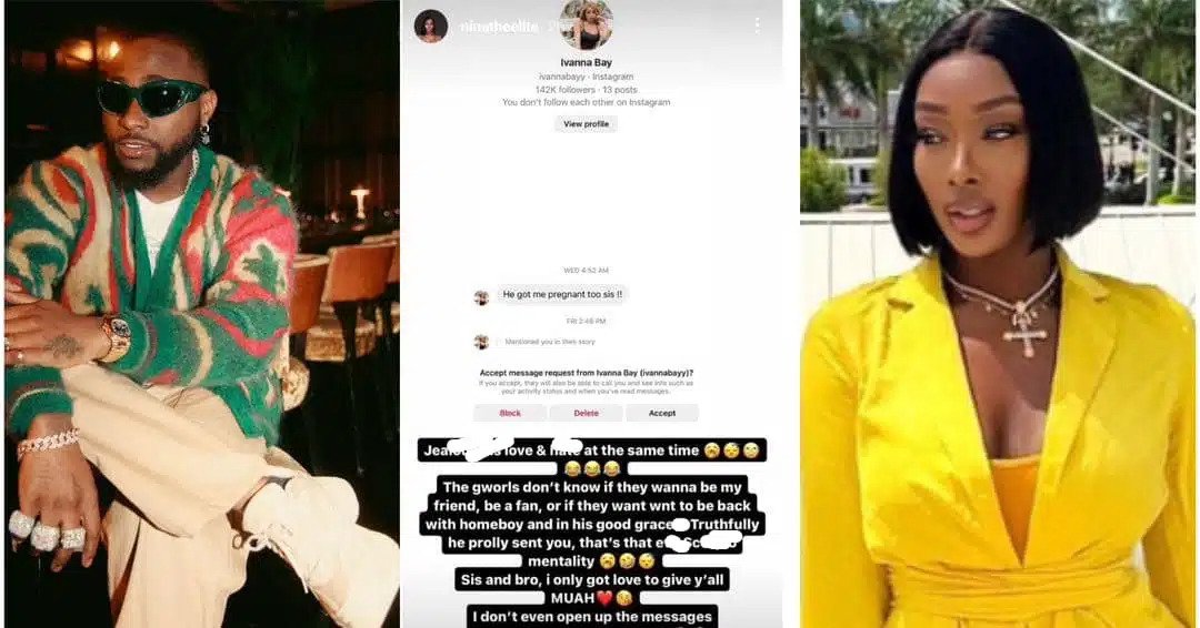 ''I know Davido sent her '' - Anita Brown Exposes Message Sent to Her by Ivanna Bay, Who Claims to Be Pregnant for Davido