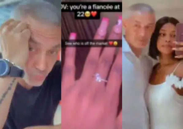 Video: “I’m a fiancée at 22” – Nigerian lady boasts, says she’s off the market as she flaunts her Oyinbo lover